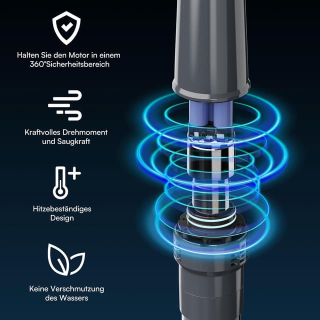 Detalle 2 de Kabelloser Poolsauger 12 Gallonen/Min