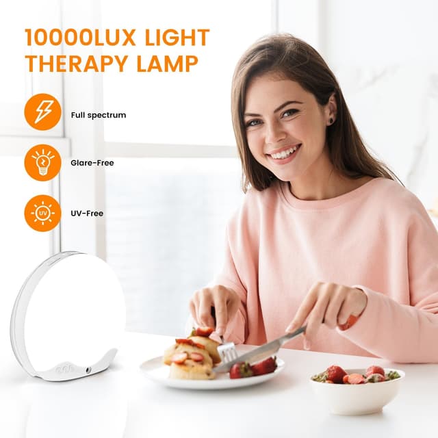 Detalle 2 de RICIAL 10,000 lux light therapy lamp