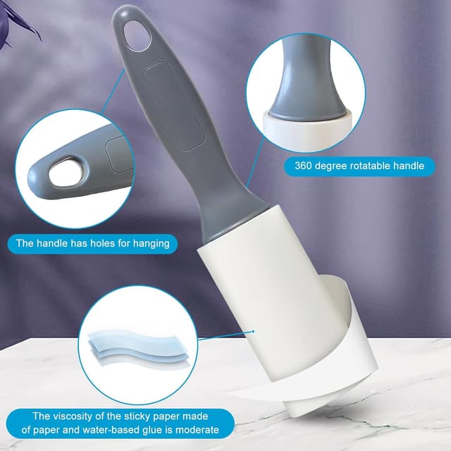 Detalle de Lint roller set 600 sheets, extra sticky