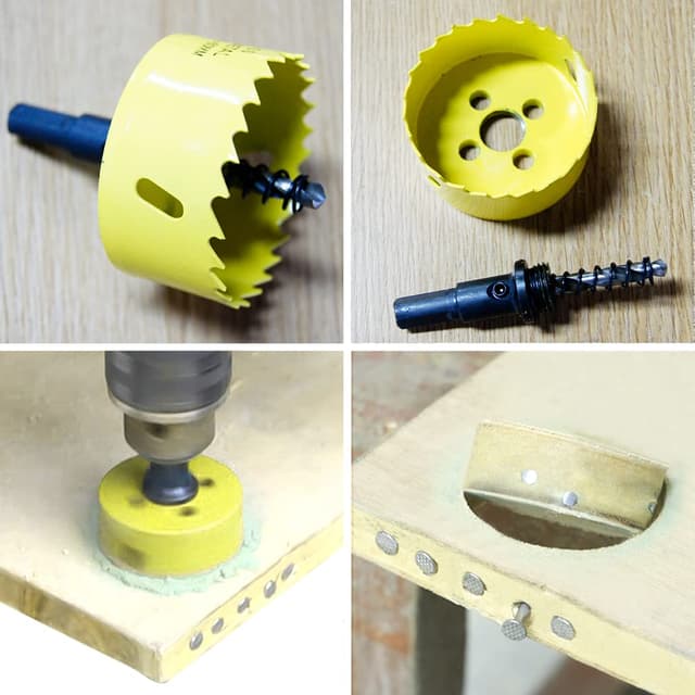 Detalle 1 de LAIWEI 80mm bimetal hole saw (3-5/32") for wood, gypsum board and metal profiles