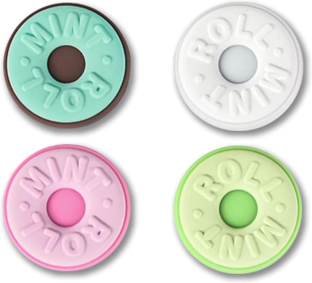 Detalle de GeekShare Silikon-Joystick-Kappen für Switch 2 (2025) – Thumbstick-Grips, rutschfest, 4 Stück