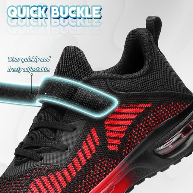 Detalle 2 de Baskets enfant low top respirantes pour salle et activités Garçon/Fille