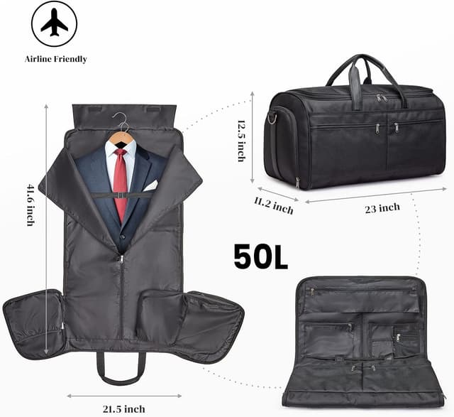 Detalle de S-ZONE Sac à Vêtements 55 L