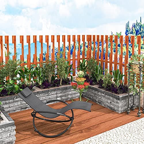 Thumbnail 7 de WOLTU Tumbona de Metal para Camping y Jardín