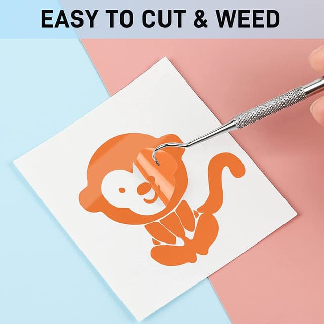 Detalle 2 de IModeur 40 Pack Permanent Vinyl Sheets (40 Assorted Colours) 30.5 x 30.5 cm self-adhesive for mugs, windows & DIY