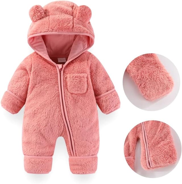Thumbnail 6 de Baby bear snowsuit with fold mittens