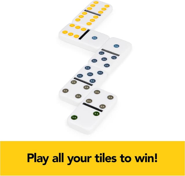 Thumbnail 5 de Cardinal Mexican Train Dominoes 12 double