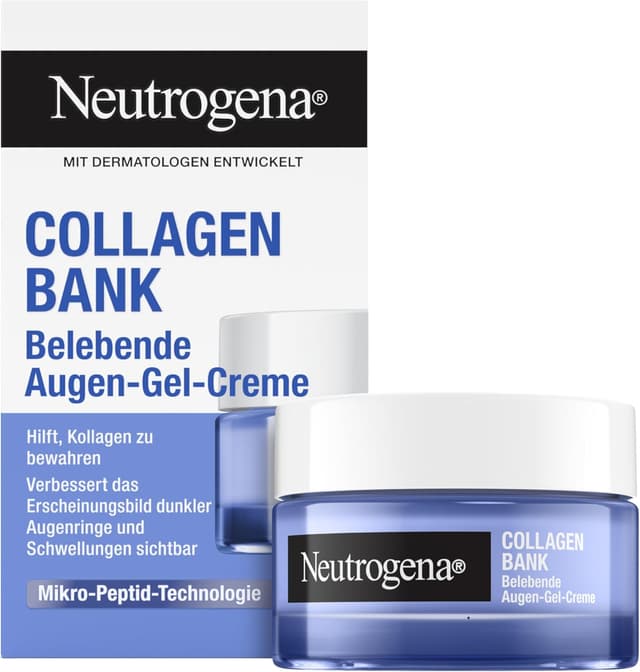 Detalle de Neutrogena Collagen Bank Gel pour les yeux revigorant sans parfum, 15 g