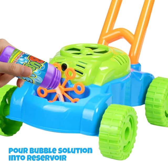 Thumbnail 6 de ArtCreativity Bubble Lawn Mower Toy for Toddlers (Ages 1–3) — Bubble-Blowing Push Mower with Sound Effects