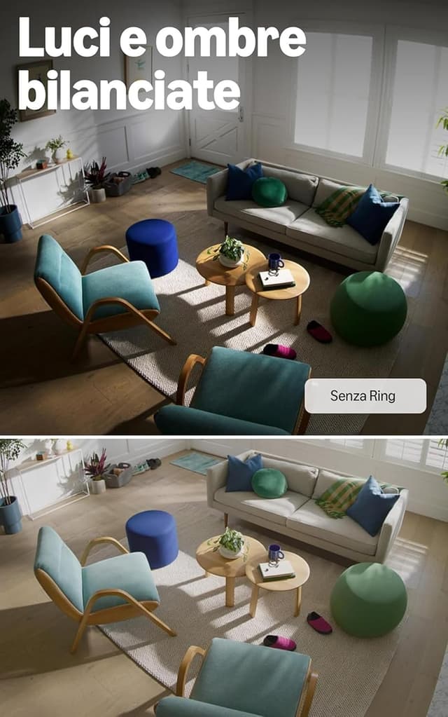 Detalle de Ring Videocamera interna Plus (ultimo modello) con Videocamera esterna Plus: Retinal 2K e zoom 4x