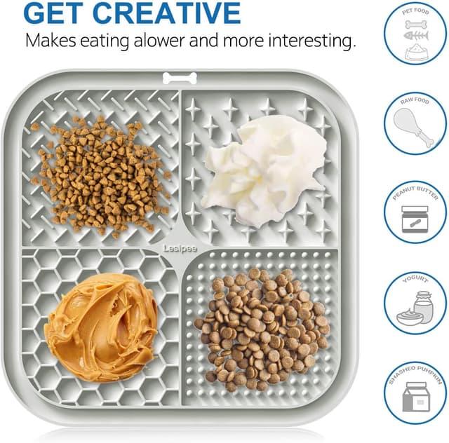 Detalle de Lesipee Leckmatte Hund 2 Stück