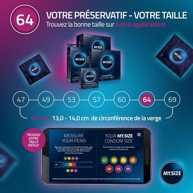 Thumbnail 3 de MY.SIZE Classic 64 mm 36 pièces