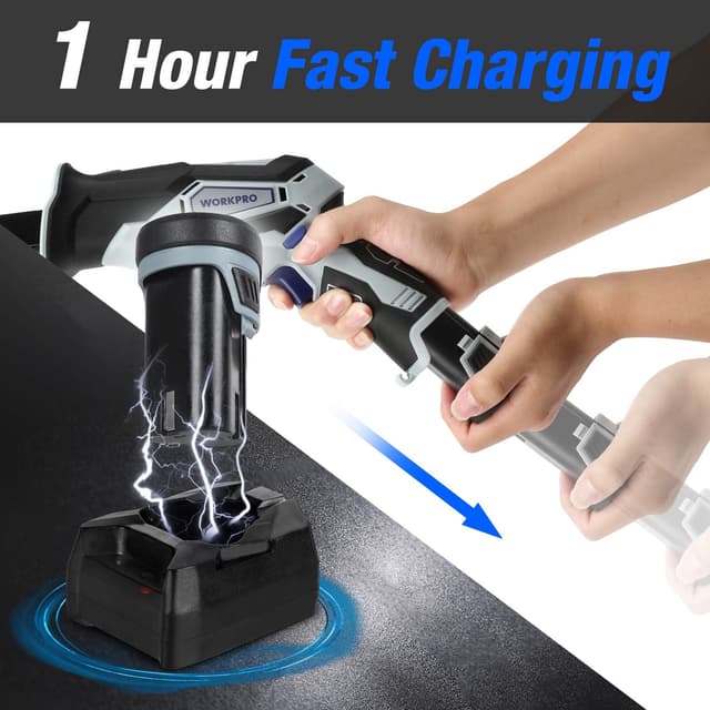 Thumbnail 6 de WORKPRO Scie Sabre sans fil 12V, 1,16 kg