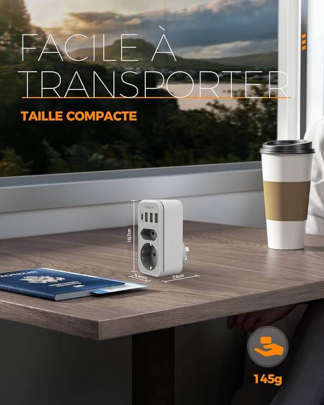 Detalle 2 de TESSAN Adaptateur Australie, type I 2500W