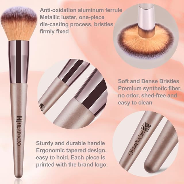 Detalle de HEYMKGO Pinselset Makeup 15-teilig 🎨