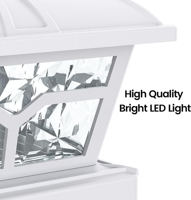 Thumbnail 5 de SIEDiNLAR Solar Post Cap Lights 4 Pack