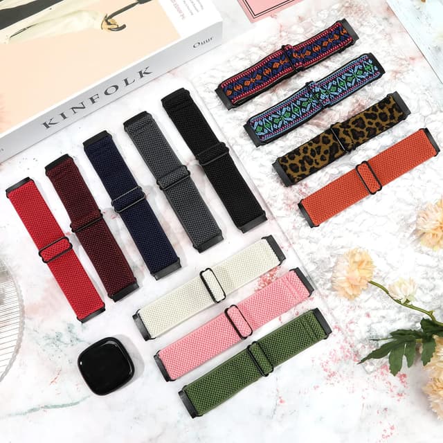 Detalle 2 de Tiptops Versa 4/Versa 3 5-pack nylon straps for Fitbit