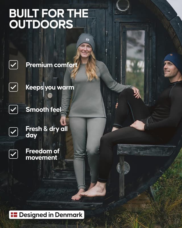 Detalle de Danish Endurance thermal base layer set