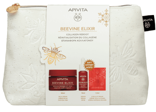 Detalle de Apivita Beevine Elixir Crema Rica 50 ml + Sérum 10 ml 🎀