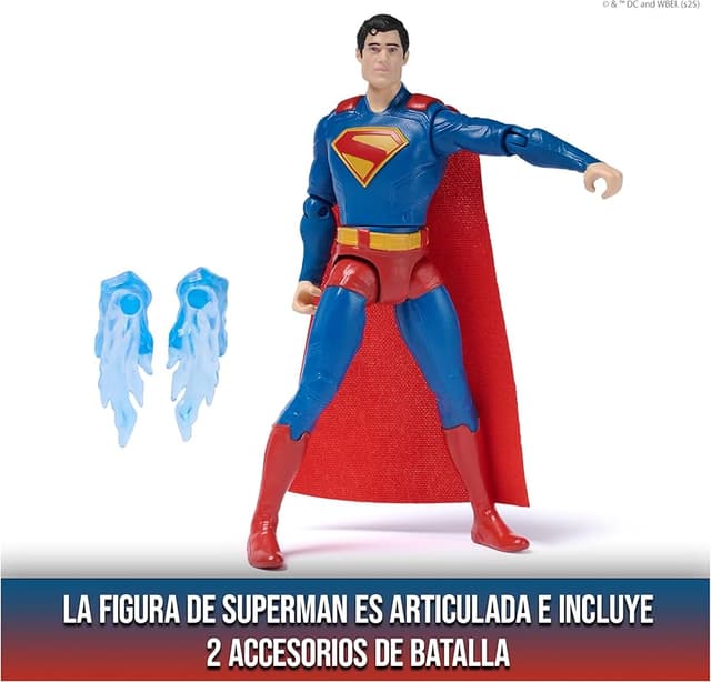 Thumbnail 3 de SUPERMAN MOVIE 15 cm figura de acción con 2 accesorios