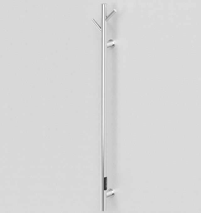 Detalle 2 de Manissa Electric Robe Towel Robe Warmer Brushed Brass Vertical Bathroom Bar Dryer (1100mm x 38mm)