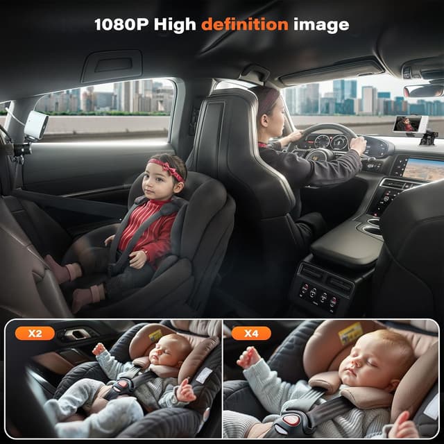 Thumbnail 4 de APPS2Car Baby Monitor 1080P 5" display
