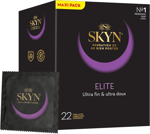 Detalle de Skyn Elite préservatifs sans latex 53 mm