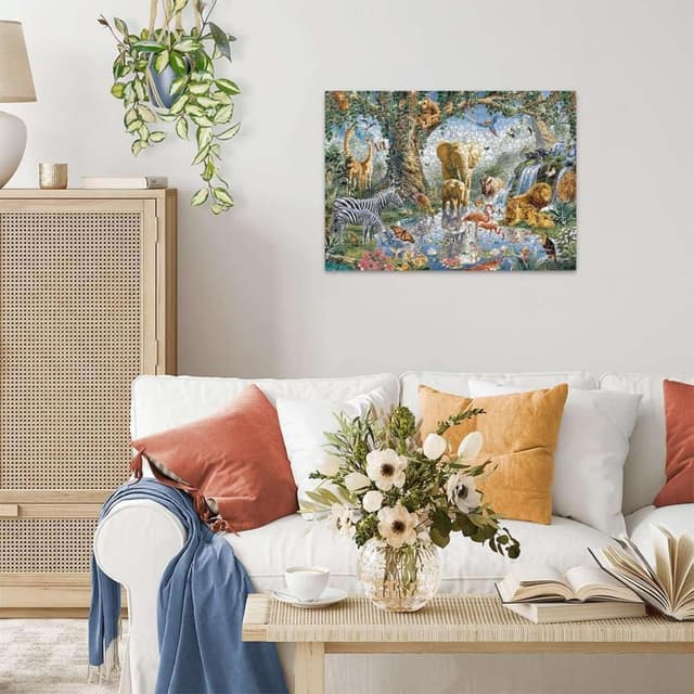 Detalle 2 de Ravensburger Puzzle 1000 pezzi Avventure nella Giungla – Puzzle per adulti 14+ (70 x 50 cm)