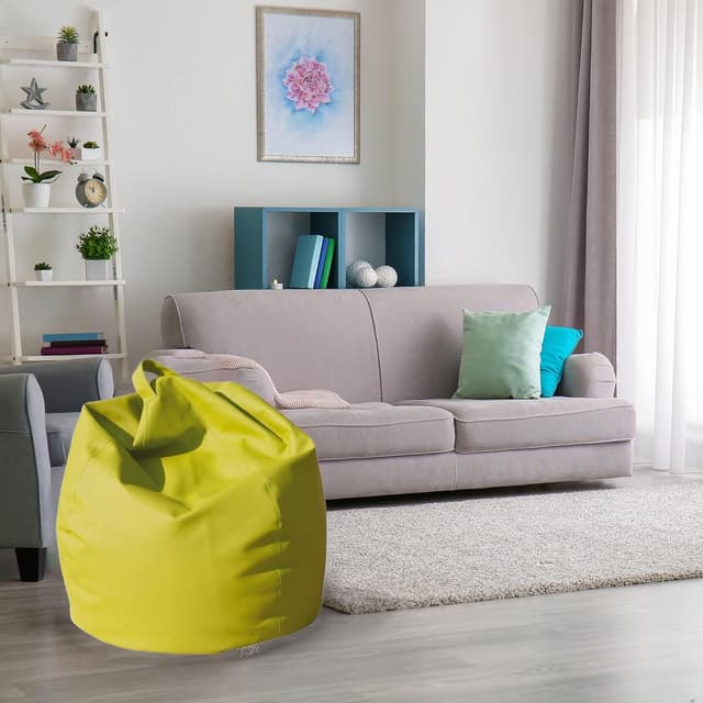 Detalle 2 de Dmora Pouf sacco in cotone 60x50x80