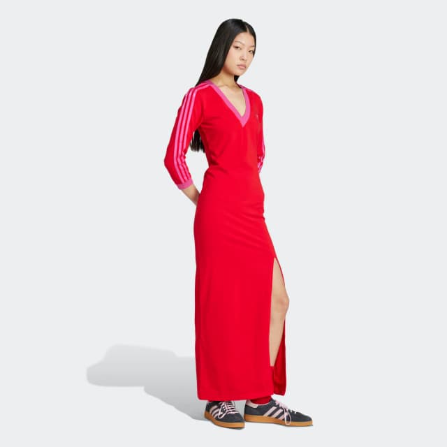Detalle de adidas Maxi Adicolor Classics vestido mujer