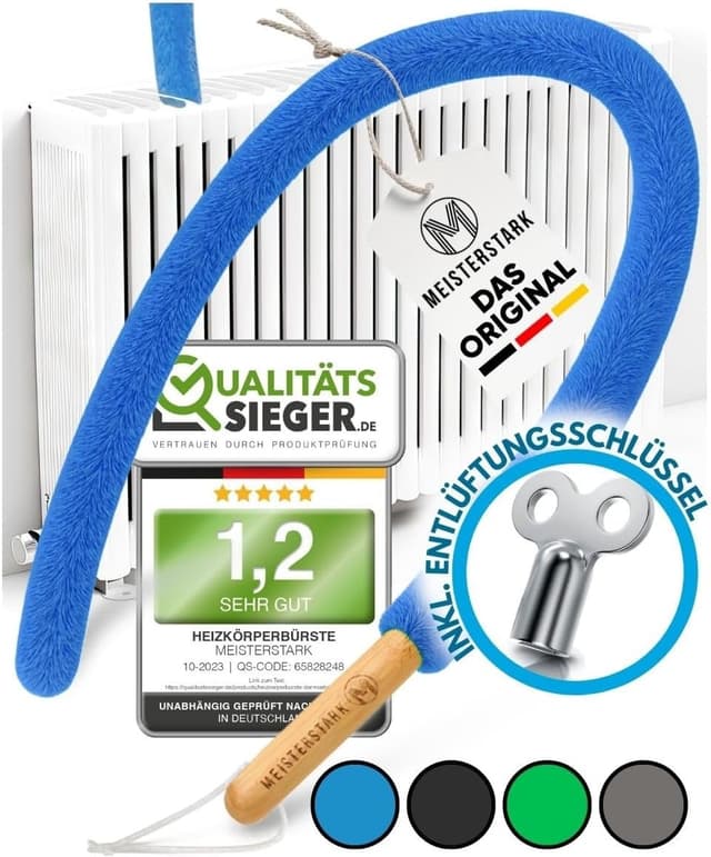 Detalle de DIE ORIGINAL Heizungsbürste lang 115 cm Heizkörperbürste