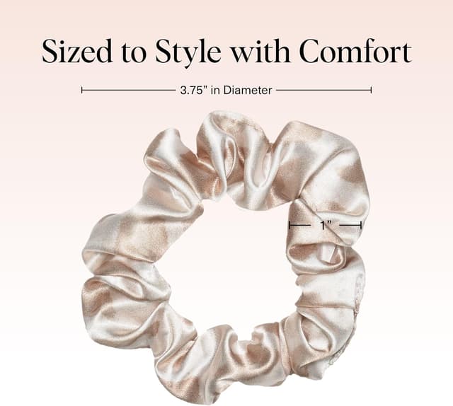 Detalle 2 de Elastici in raso Kitsch per capelli, 5 pezzi