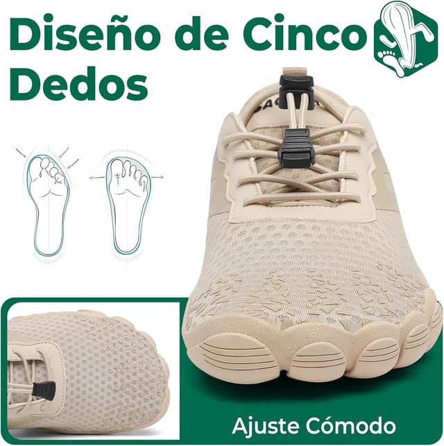 Thumbnail 1 de SAGUARO Escarpines Barefoot secado rápido 36-48