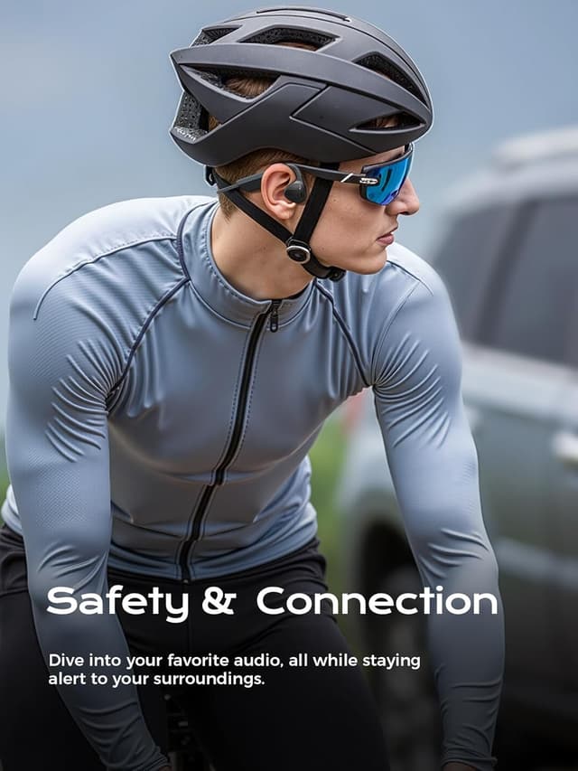 Detalle 2 de Bone conduction open-ear Bluetooth 5.3 headphones