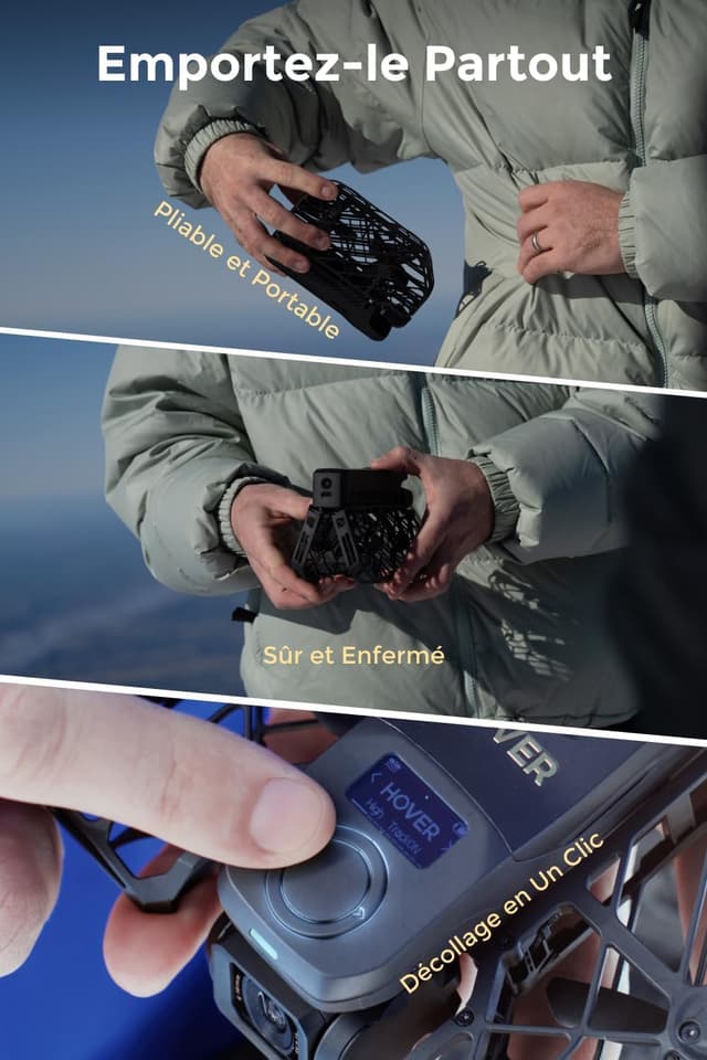 Thumbnail 3 de HOVERAir X1 PROMAX Caméra Sport 8K