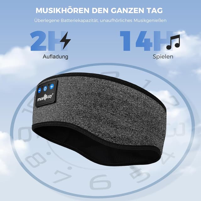 Thumbnail 5 de MUSICOZY Schlafkopfhörer Stirnband Bluetooth – Sleep-Kopfhörer
