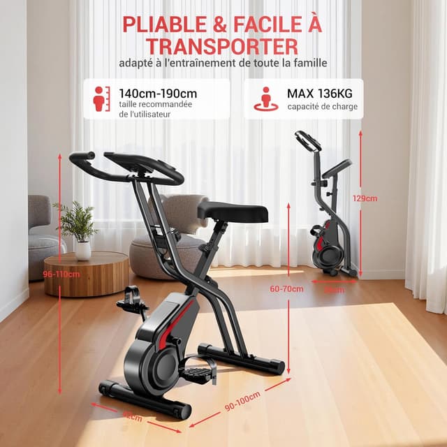 Thumbnail 4 de CURSOR vélo d'appartement 16 niveaux