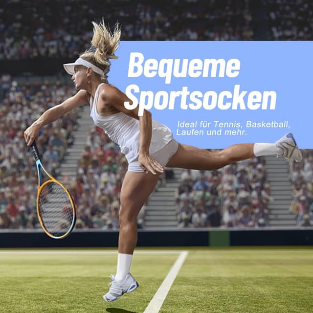 Thumbnail 1 de TUUHAW Tennissocken 6 Paar