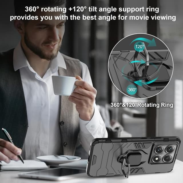 Thumbnail 1 de Btstring Xiaomi 14T Pro Hülle 360°