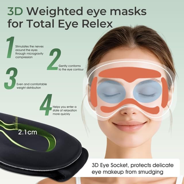 Thumbnail 3 de MUSICOZY Bamboo Cotton Bluetooth 14H sleep headphones