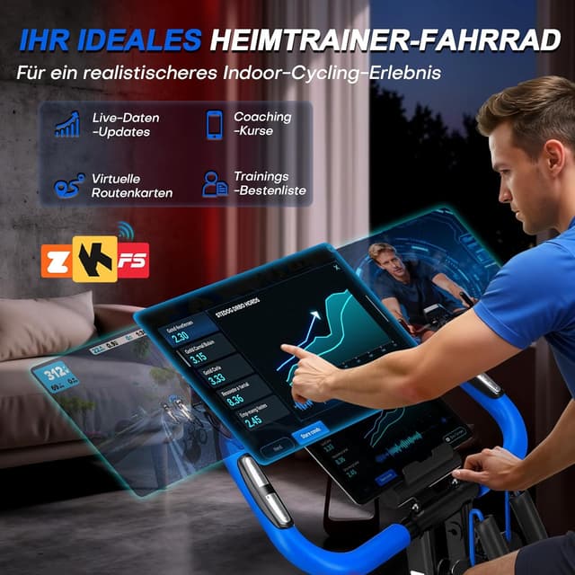 Thumbnail 1 de SLUNSE 5-in-1 Heimtrainer 160 kg 🚴♀