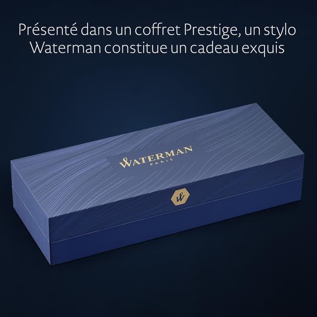 Detalle 1 de Waterman Hémisphère Stylo roller Noir Or