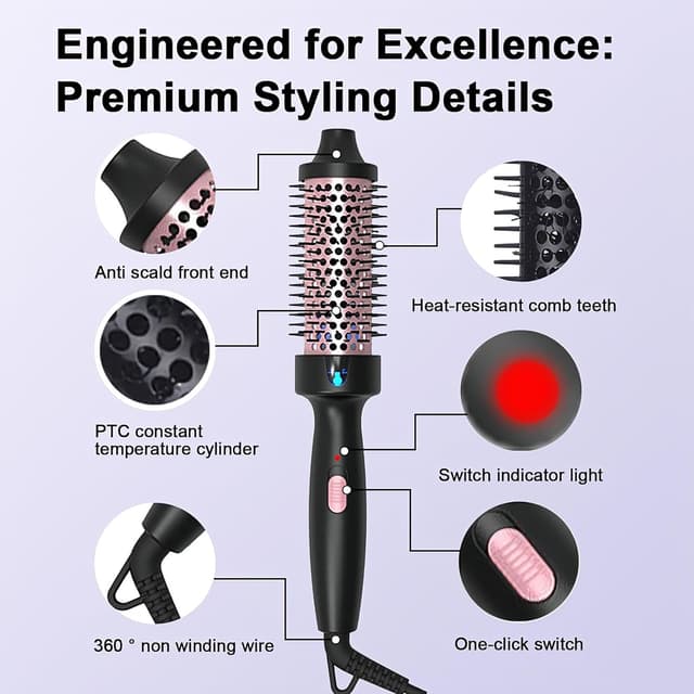 Detalle de Wavy Chic Wavy Chic Thermal Brush 38mm