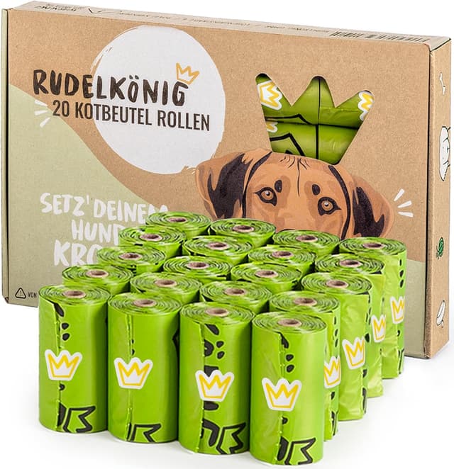 Detalle de Rudelkönig Hundekotbeutel 300 Stück