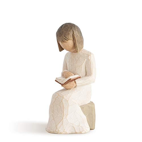 Detalle de Enesco Willow Tree Figura de niña leyendo