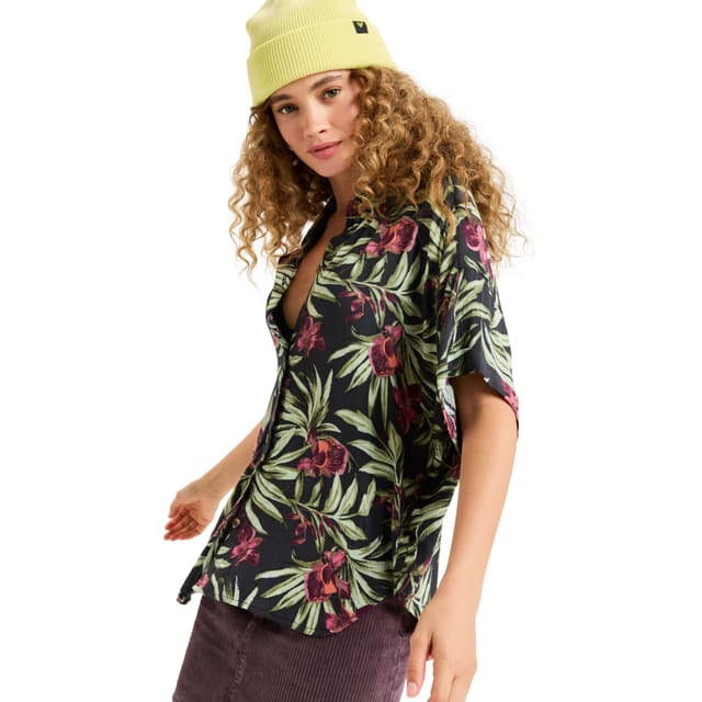 Detalle de Roxy Beachy Nostalgia Crinkle — Camisa mujer