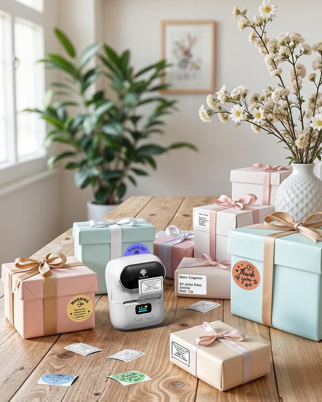 Detalle de Phomemo M110 Etikettendrucker 3 Rollen