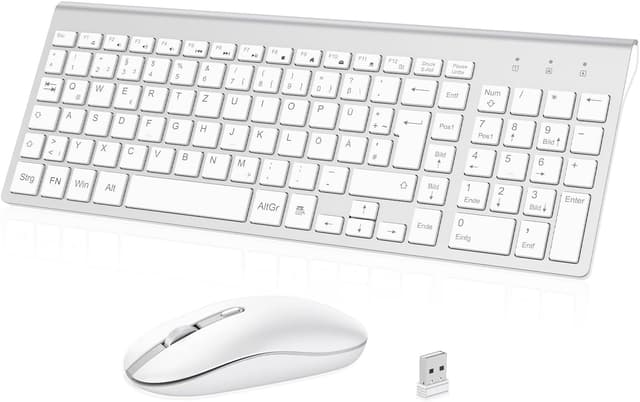 Detalle de cimetech Tastatur Maus Set 2,4G Kabellos