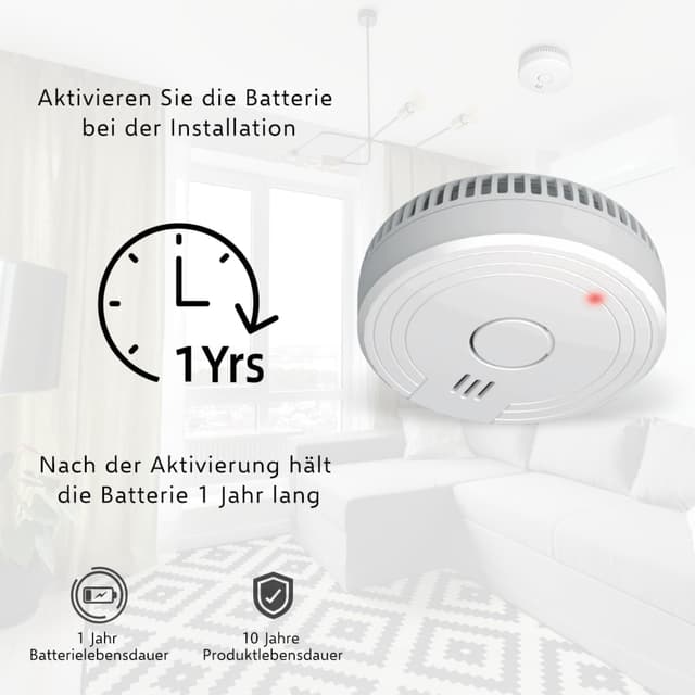 Thumbnail 4 de ELRO FS1801 Rauchmelder EN14604 10 Stück