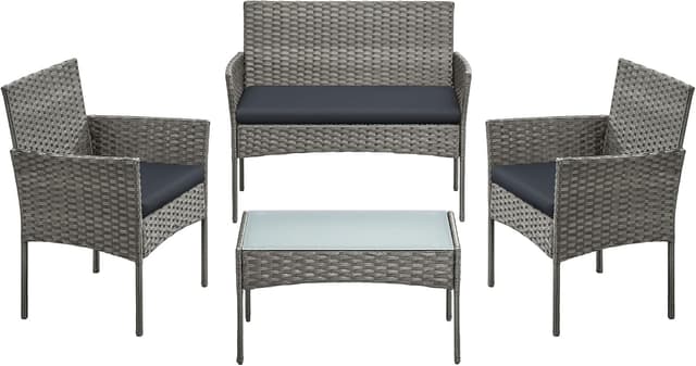 Thumbnail 6 de Salon de jardin SONGMICS 4 places 2 places